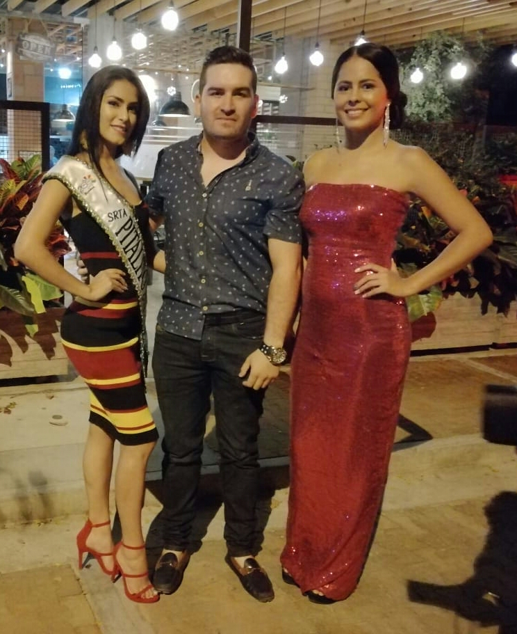 Karen Moreno, Señorita Pitalito al Reinado Departamental del Bambuco 2019, Jonh Espinoza y Valentina Lozada.
